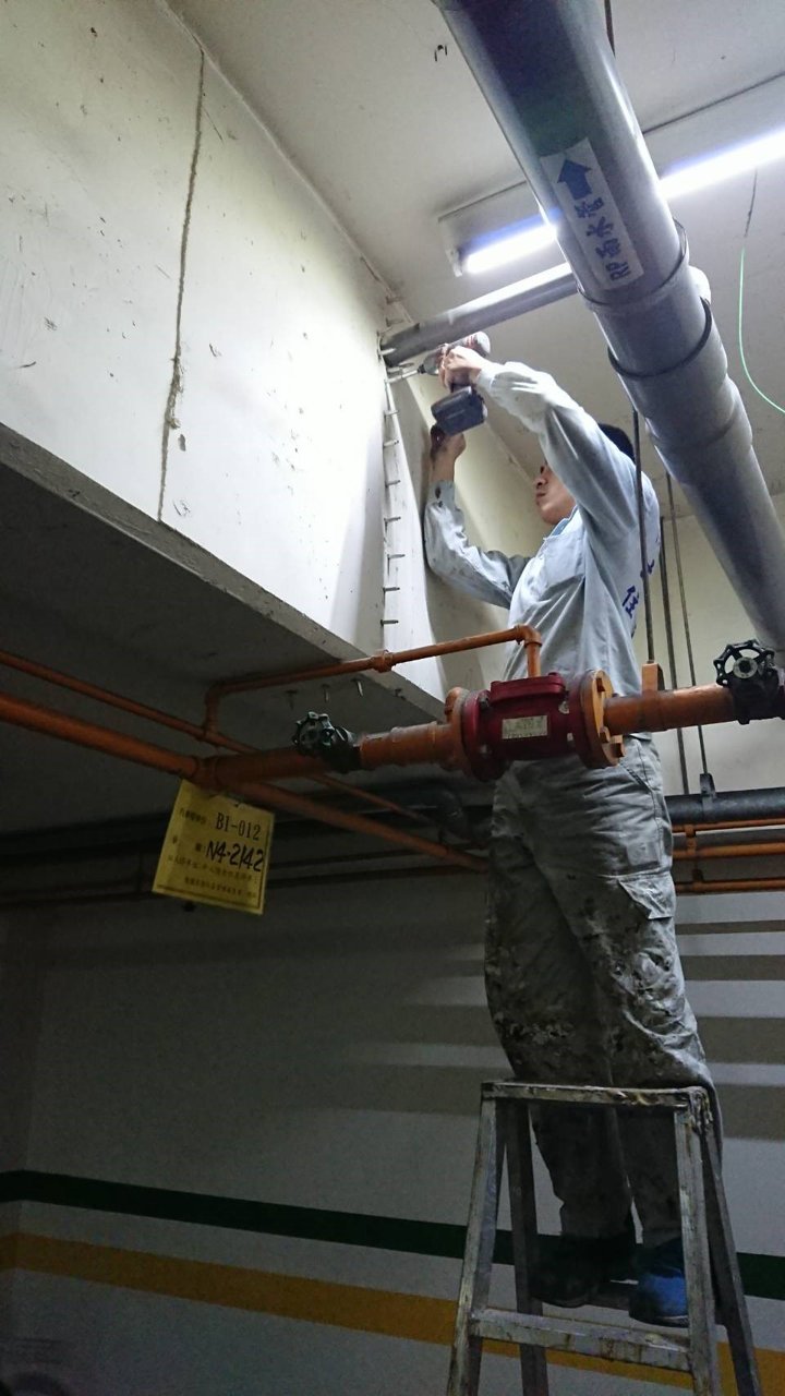 高雄地下室漏水高壓灌注・工程照片 01